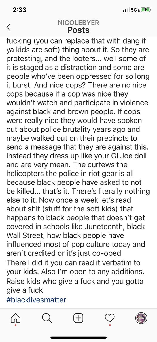 nicolebyer's tweet image. Here I posted it on Instagram but twitter can have it too... I wrote something to help your white children understand what’s going on... I did the work now you do some