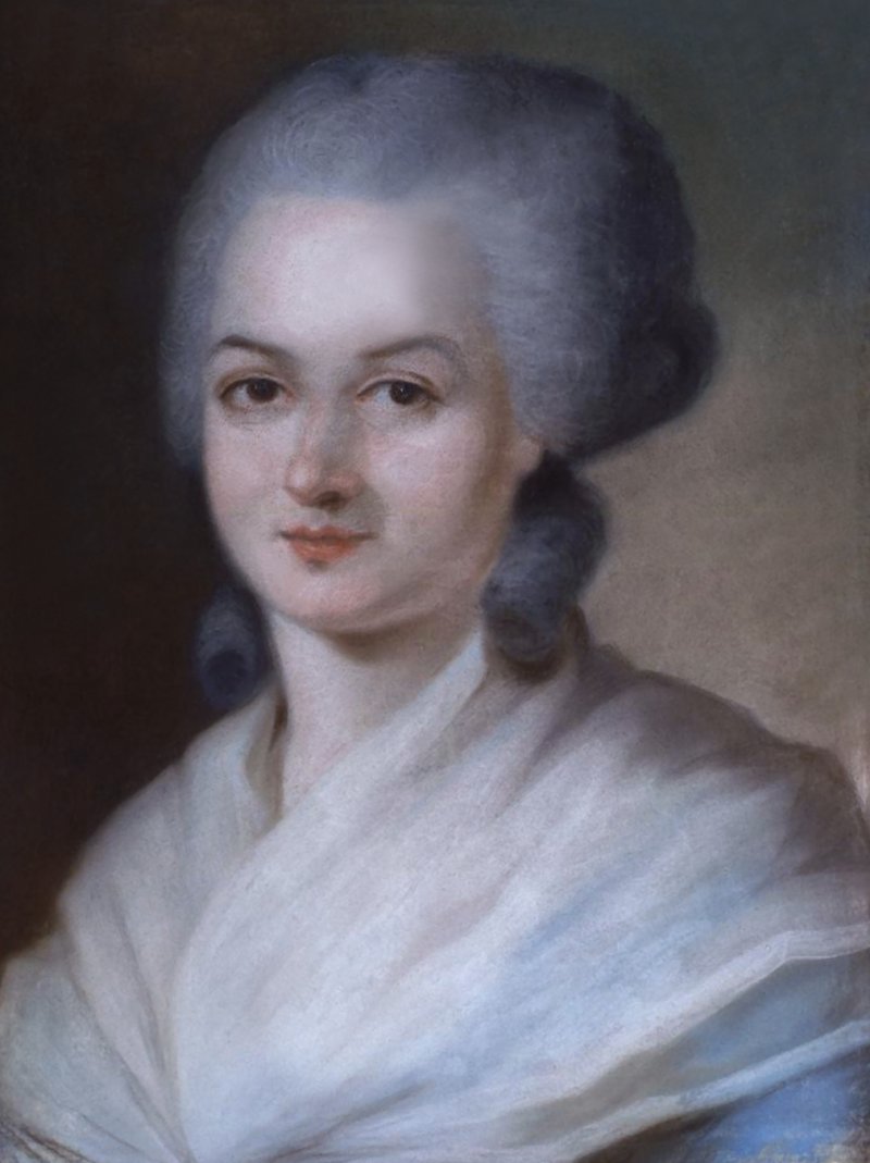 Olympe de Gouges: feminist, abolitionist, playwright, and political pamphleteer; supporter of the revolution. Executed by guillotine on 3 November 1793.