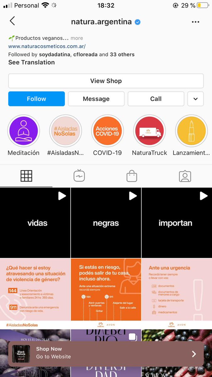 agimenez's tweet photo. Pocas veces se da que una marca pifia tanto, con un contexto tan marcado. El premio a #DesastreComunicacional del dia es para #Natura, que agarro el #BlackLivesMatter y metio una traduccion pauperrima diciendo TODA VIDA NEGRA IMPORTA y de yapa lanzar el #BlackNatura (con pauta)☠️ https://t.co/z75RVRsbBg