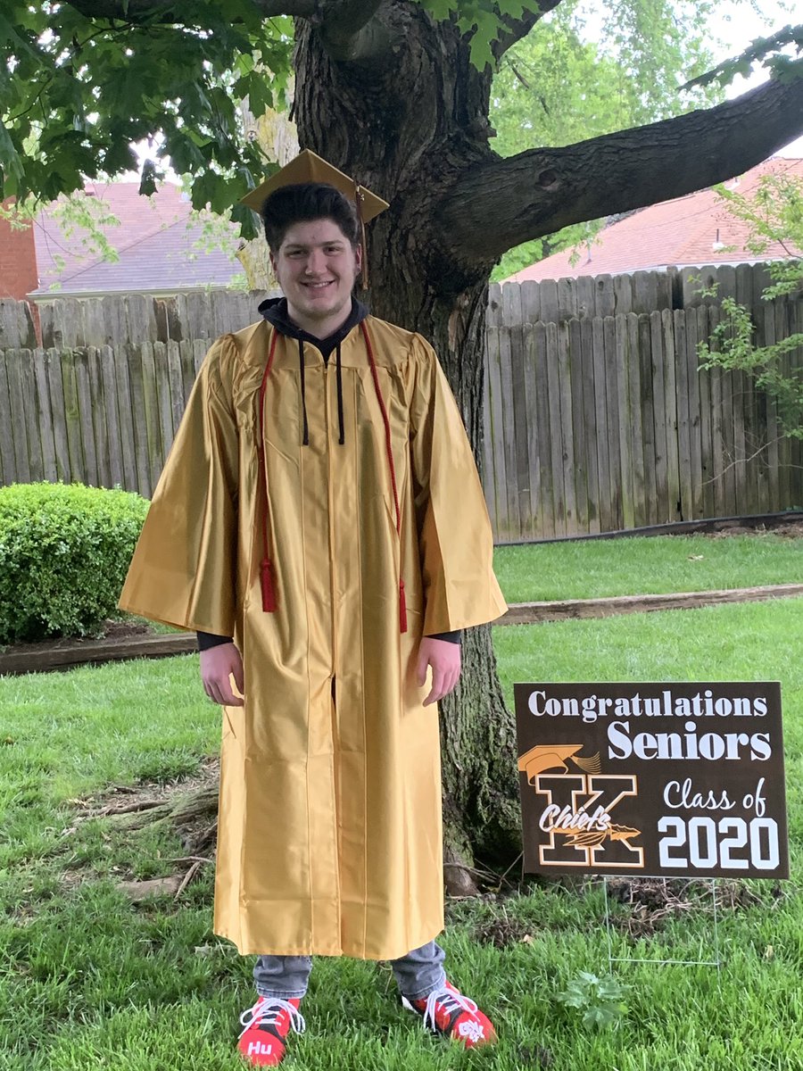 With all the turmoil going on,  a little bright spot here, as my youngest son, Dylan, is officially a high school graduate! What a crazy senior year!