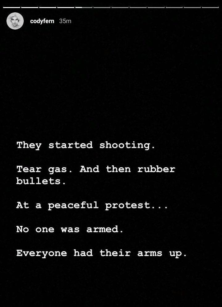 @shabdamn Dont let this cop propaganda and this woman fooled yall. this is from someone who attended peaceful protest in LA just a few days ago. Fuck outta here. Even Ariana Grande who attended also said the cops teargassed them even tho they were being peaceful. #defundcop
