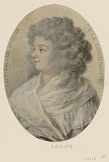 Madame Roland: salonnière, revolutionary activist, and political strategist. Executed by guillotine on 8 November 1793.