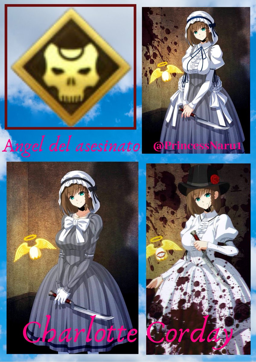 》La opresión es algo que debe acabar y acabar con los seres que la provocan《

》Charlotte Corday 
》Clase assassin
》Angel del asesinato
》#FateRp 
》#BattleRol #FreeRol
》#Multiverse 

 ㅤ「♡ + ↺」