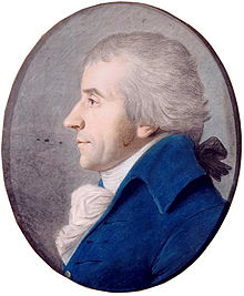 Jacques Pierre Brissot: abolitionist, pamphleteer, publisher of a revolutionary newspaper, and leader of the Girondin faction in the revolutionary government. Executed by guillotine on 31 October 1793. Sang the Marseillaise on the way to the scaffold.