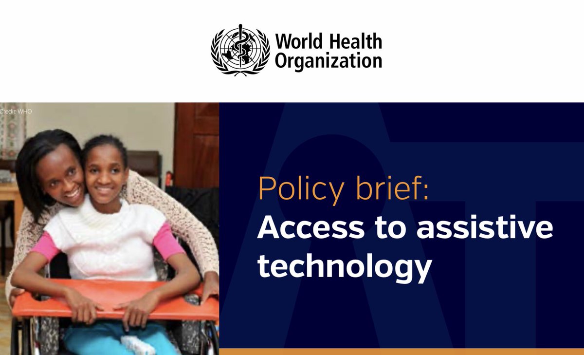 ChapalKhasnabis's tweet photo. Did you read #AT policy of @GATE_AT_World I liked most is: Improving access to assistive technology benefits everyone. When those in need are supported in a timely, appropriate and affordable manner they are able to live healthier, more productive and more participatory lives. https://t.co/OUBbWODtxT