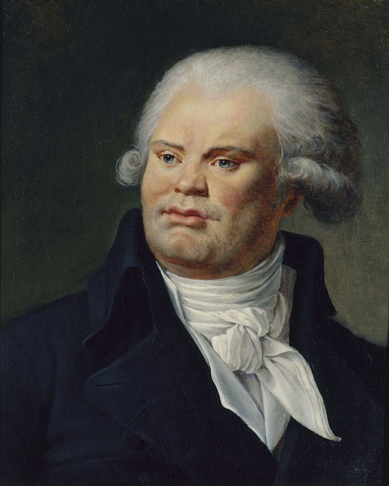 Georges Danton: revolutionary leader and proponent of revolutionary violence, first president of the Committee of Public Safety. Executed by guillotine on 5 April 1794. Famously predicted Robespierre's downfall would follow his own.
