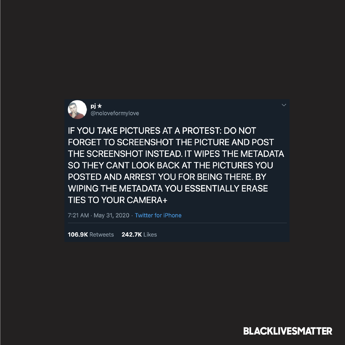 samuraismith1's tweet photo. and PLEASE consider PROTECTING people before documentation. https://t.co/4WK4wFZoQN