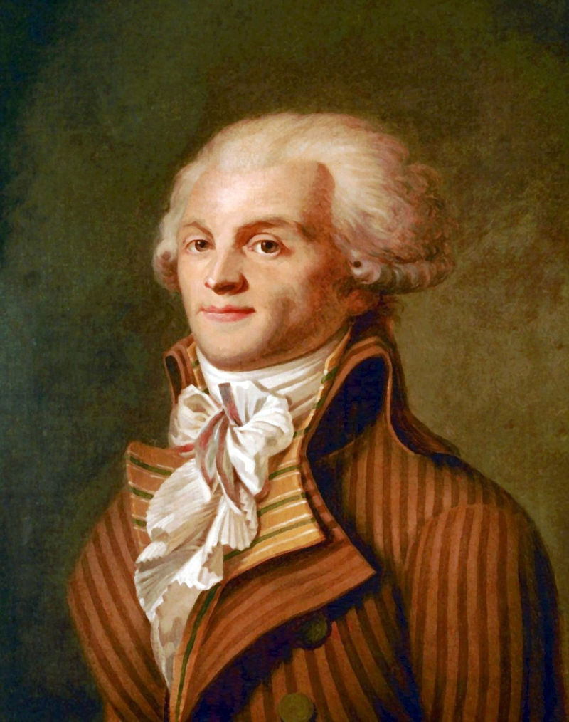 And of course, Maximilien Robespierre: leader of the Jacobins, member of the Committee of Public Safety, widely regarded as the chief architect of the Reign of Terror. Executed by guillotine on 28 July 1794 following the Thermidorian Reaction.