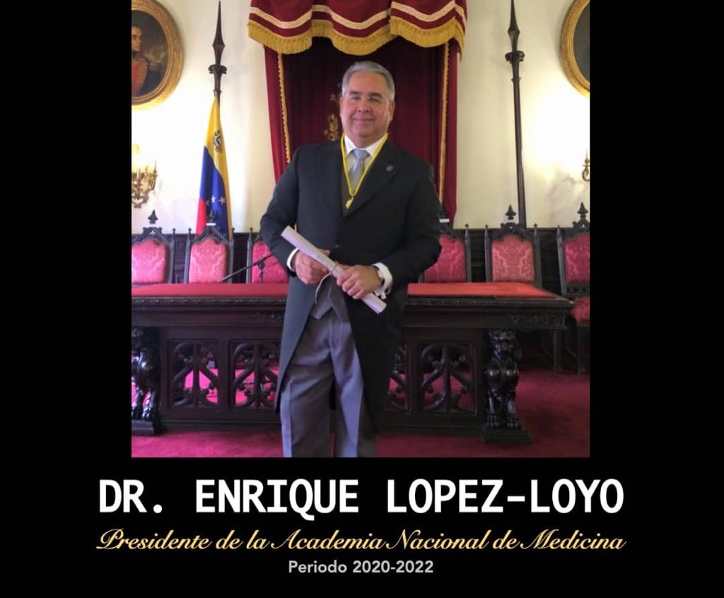 MirelaJelenkovi's tweet photo. Felicidades 🍾🎊🎉 a mi Cuñado Dr Enrique López Loyo por ganar la Presidencia de la Academia Nacional de Medicina de Venezuela 👏🏻 éxitos te amamos ♥️ Orgullo Venezolano https://t.co/VKs8CgJZ67
