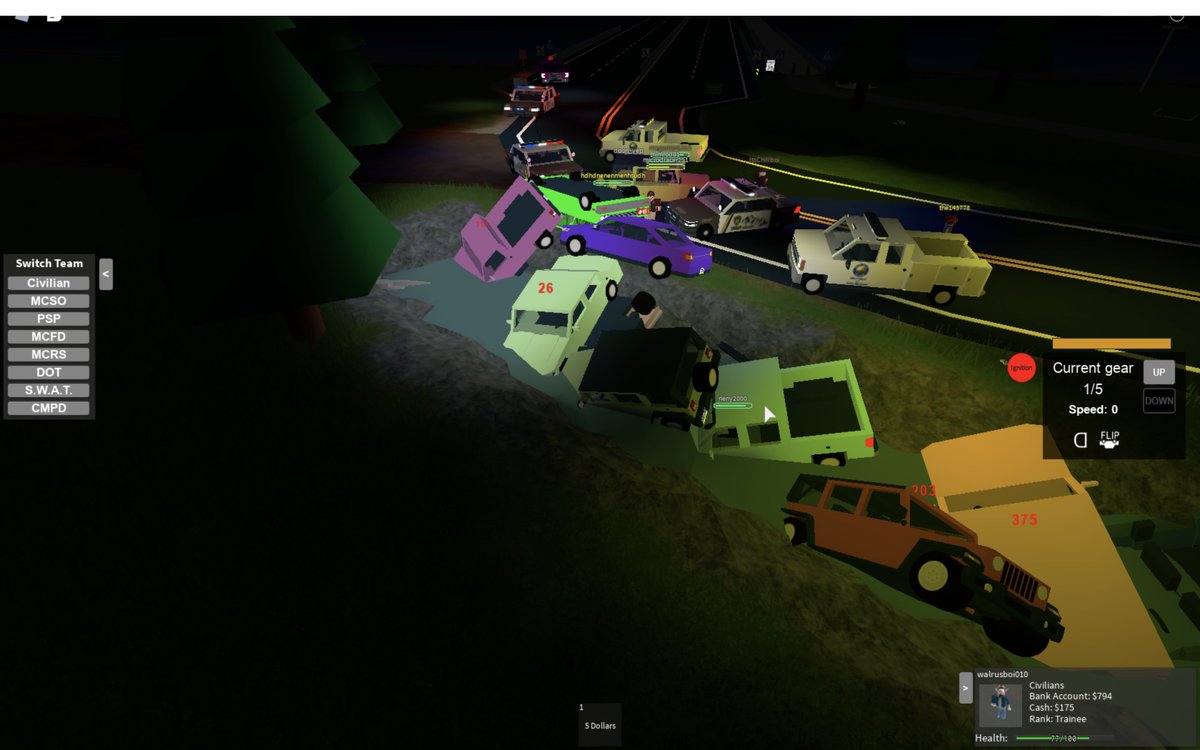 walrusboi010's tweet photo. @@RpSheriff @Mano_Sheriff 
#Mano_Sheriff 
Very nice to see multiple people enjoying the same thing. 
Like the whole server was in. Sorry for the ruckus... Poor officers didn't know what hit them. https://t.co/0Tvkq022wE
