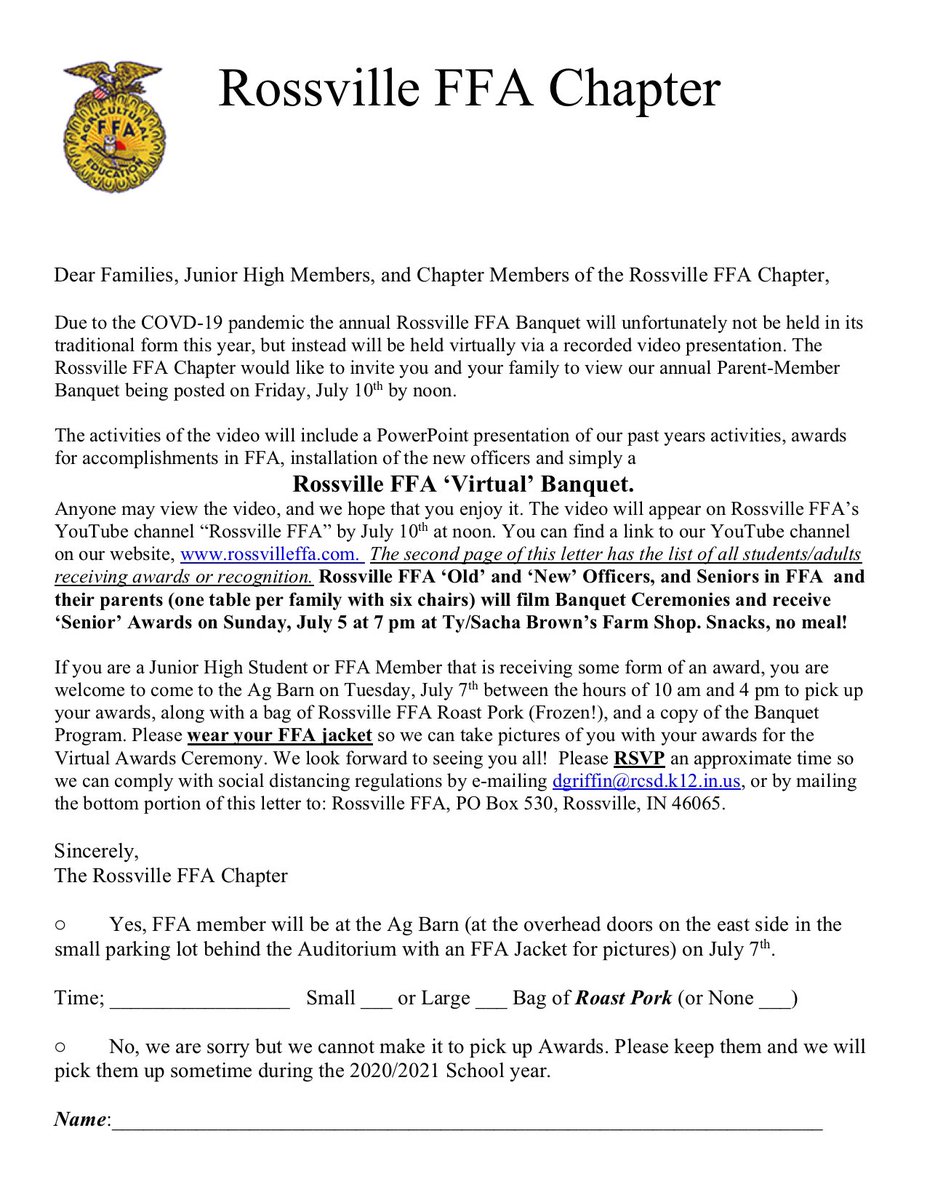 Rossville FFA tweet media