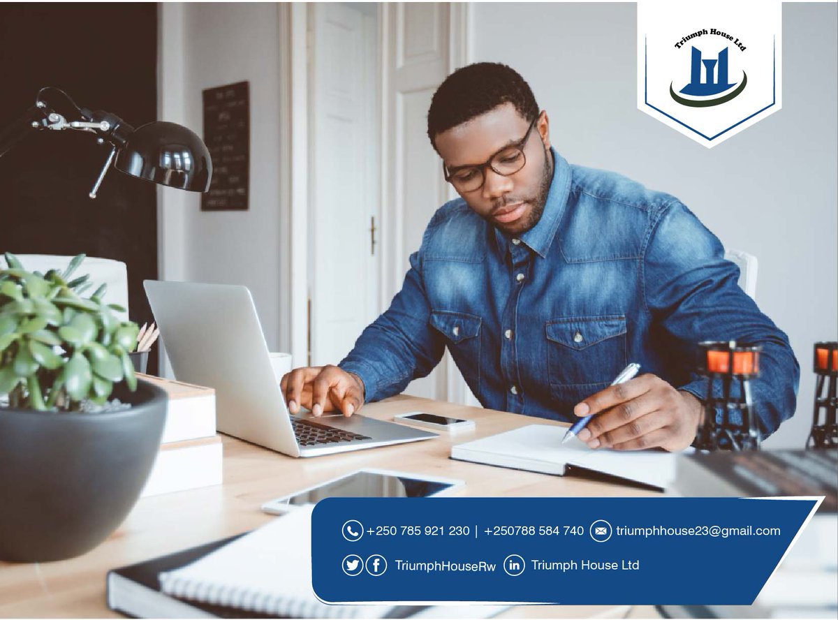 Let your business stay active during this lockdown by being productive while working from home.
☑️Find a makeshift work-space
☑️Write down your to-do list
☑️Work with no distractions
☑️Take some breaks

#WednesdayWisdom #Triumph #WFH #Rwanda #PropertyManagers #OfficeSpace #RwOT