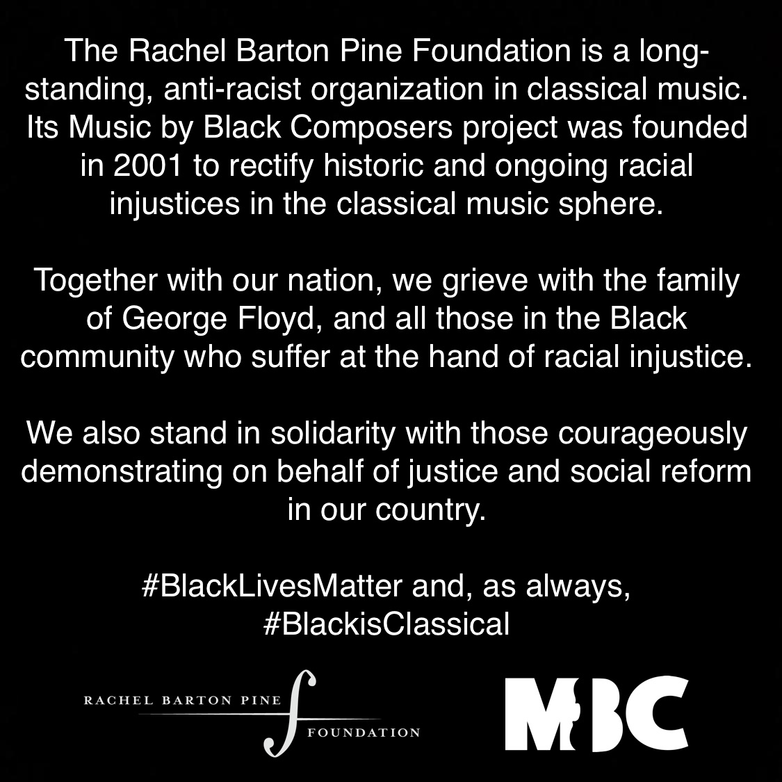 RBP_Foundation's tweet photo. #BlackOutTuesday https://t.co/c5u9rytxsN