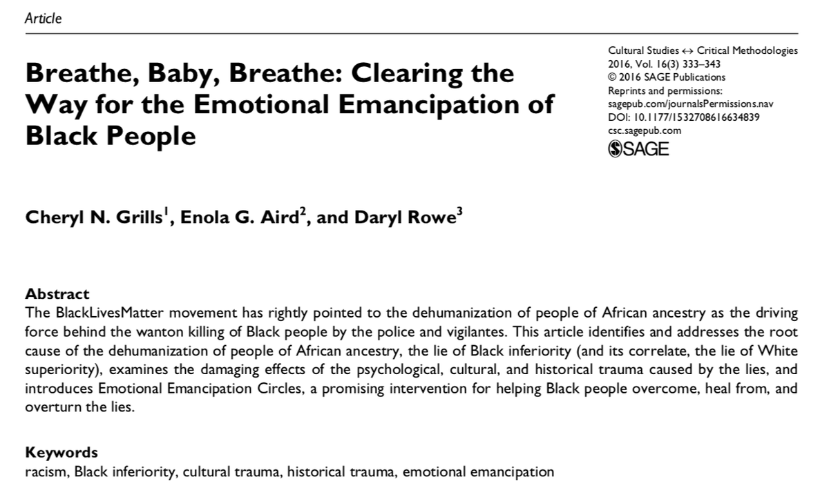 . @TheABPsi scholars are doing important work on emotional emancipation (healing) circles.