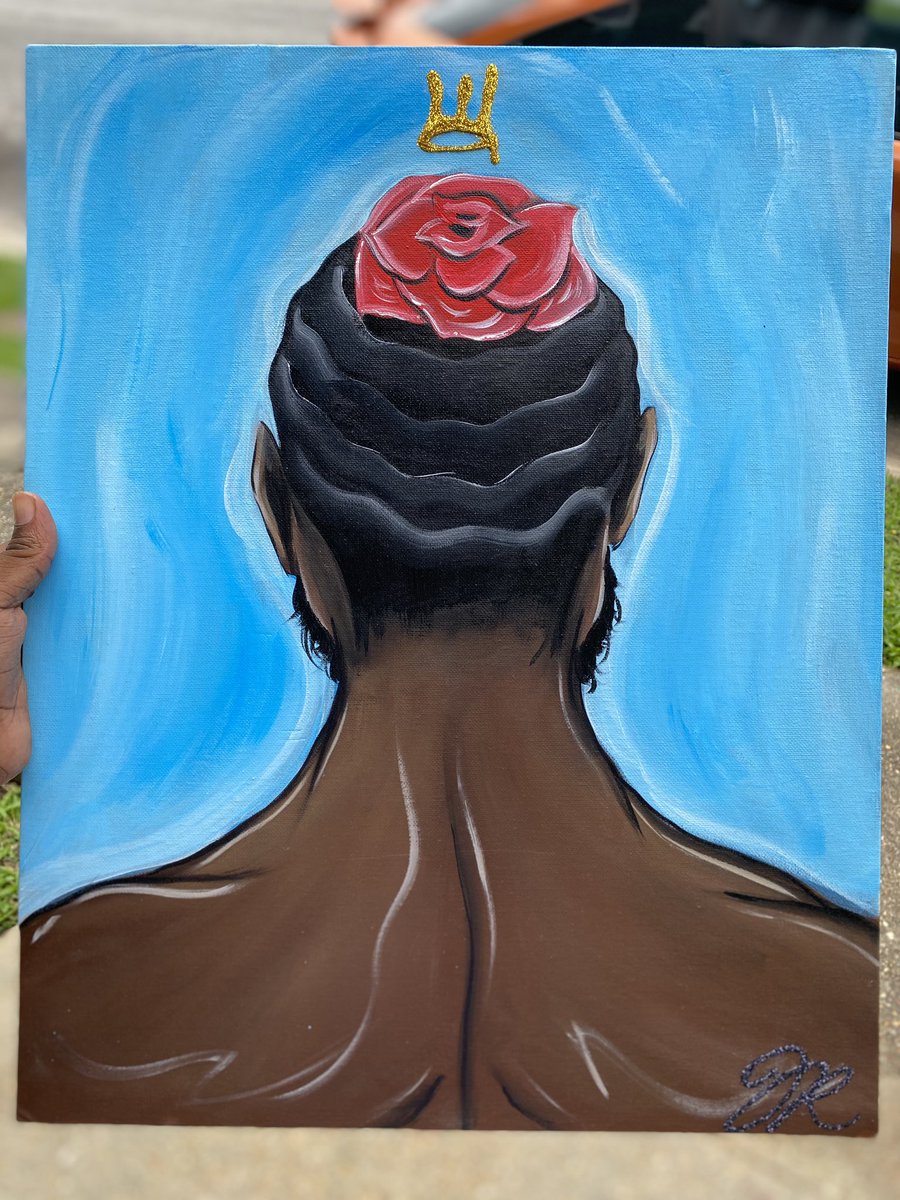 Protect our Kings🌹🤴🏾 
#art #painting #arthstlr