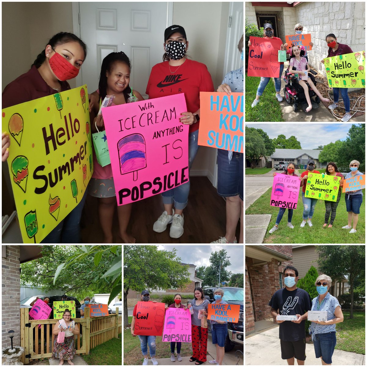 LettyWright17's tweet photo. #nisdreddix #nisd.net  Had a great time driving all around SA to deliver Goody Bags to our favorite Reddix Bucks and wish them a "Kool Summer". Phase 2 Miss Liz class https://t.co/7hoU1S0VwR