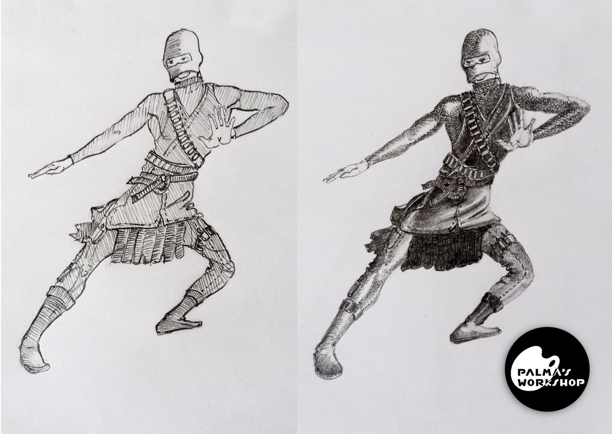 PalmaSworkshop's tweet image. I draw the same character with a diferent style, which one do you think looks best? If you want one for yourself you can conntact me here: fiverr.com/share/odKpg4

#ninja #pencildrawing #art #artwork #dnd #dndCharacter #dndart #sketchdaily #sketchbook  #drawing #illustration