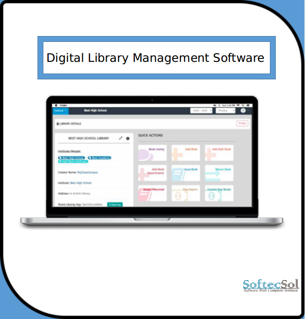 SoftecSol's tweet photo. Is it being tough to handle countless books in the library?

Solve your problem with best #Digital_Library_Management_Software at Softecsol

#Softecsol is the best Digital Library Management Software services provider in #Assam

For more details visit:  https://t.co/EOKsHRTSPV https://t.co/6ZLvcDYrHT