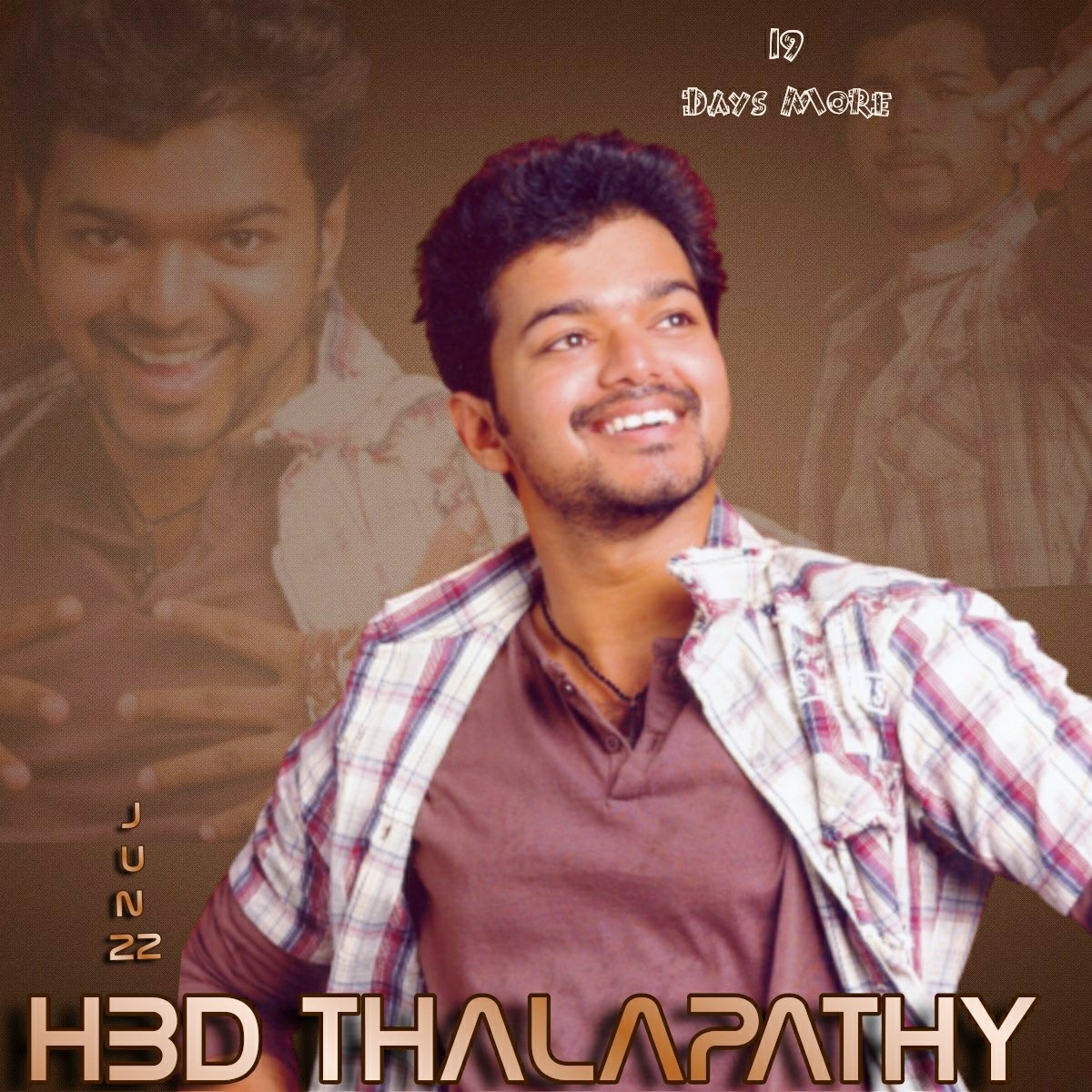 HussainVJFan's tweet photo. Today countdown poster design #19DaysMore #AdvHBDThalaivaa #Master 😎 https://t.co/XAwQYSU5qL