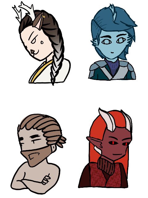 defnotmurder's tweet photo. Here’s more of my shitty drawings, a simple quick sketch of my #dnd party. #dndart https://t.co/y2uwIh8oTu