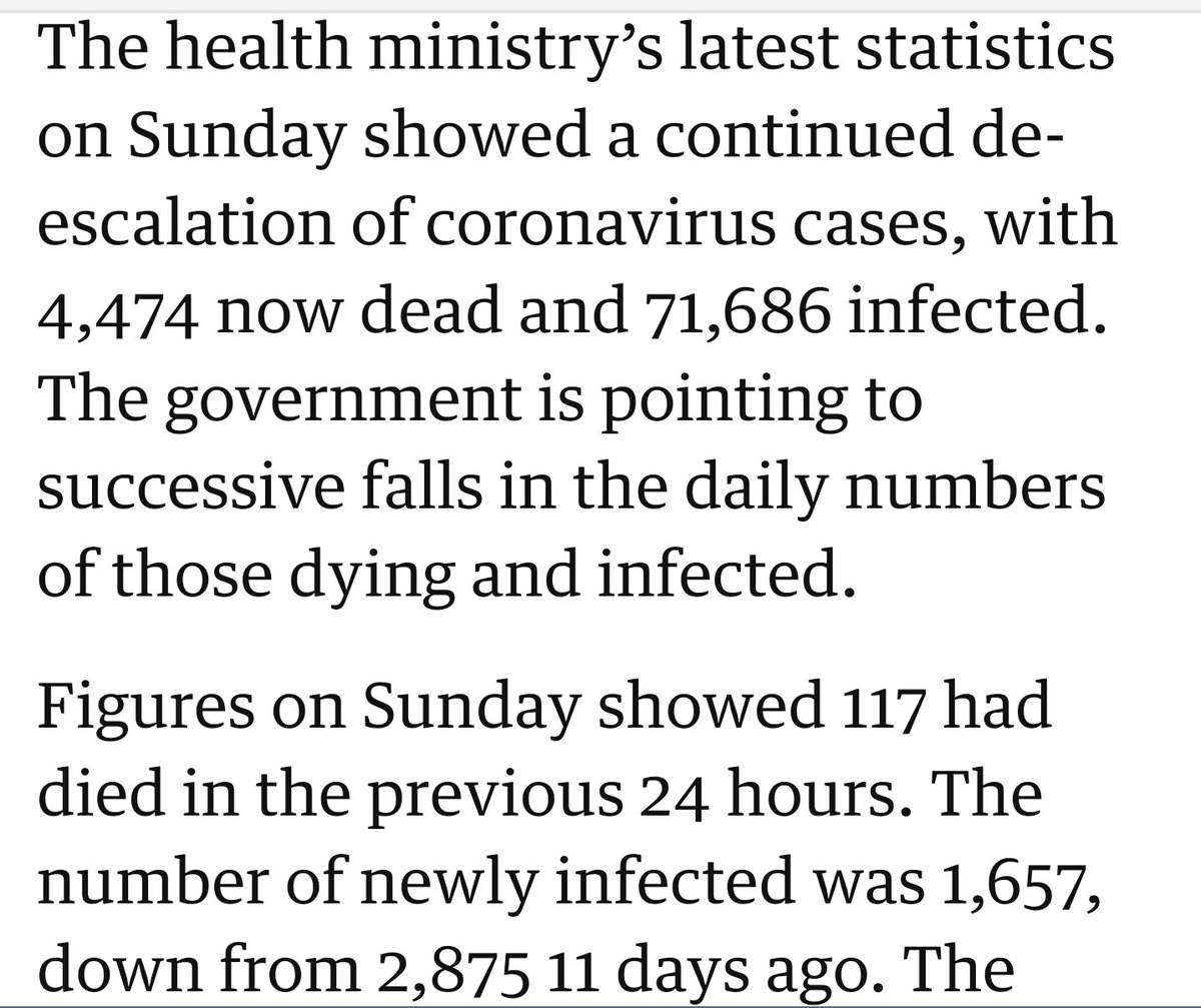 Pay attention In areas of the USA that have the  #CoronaVirus on a downtrend, they may experience a  #2ndWave (if) there is a lack of adherence to wearing  #Masks and maintaining  #SocialDistanacing in the months afterwards when  #Reopening happensThat's what happened in  #Iran