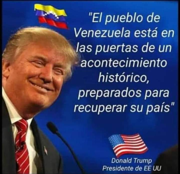 RenacerVzla01's tweet photo. #AméricaConTrump Así es!! La narco tiranía será desalojada 🇱🇷🇱🇹🇧🇷 #Trump2020 https://t.co/uTXpa3o0lp