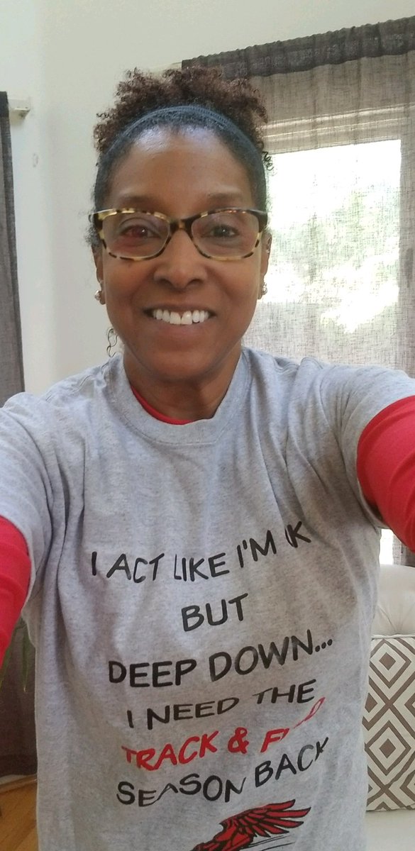 CHEGirlTrack's tweet photo. This sums the season up! One of my families gave me this shirt! Guess they saw through my act!😟🤷🏾‍♀️😫☹ https://t.co/Abj8RcpCV1
