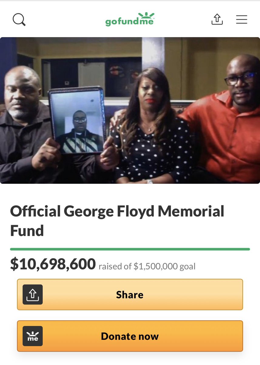   — Floyd’s family has a Go-Fund me; however it’s raised millions in a matter of days. Got me thinking. Who owns Go fund me? Accel— What does Accel have it’s hand’s dipped in?