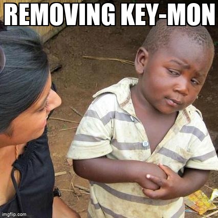 askubuntumemes's tweet image. Removing key-mon askubuntu.com/questions/1246… #uninstall #pip #keymon #python