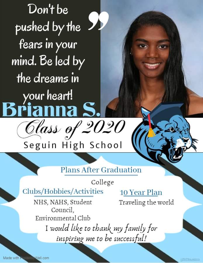 JuanSeguinHS's tweet image. #SeniorSpotlight #SeguinNation