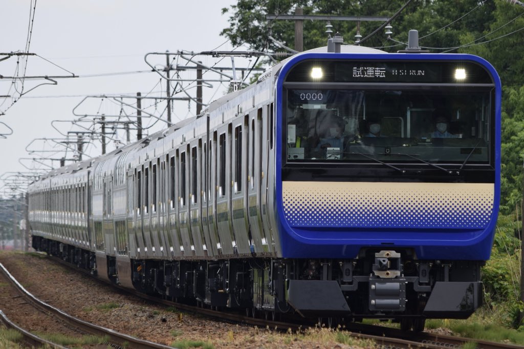 ~ 山 手 線 用 新 型 車 両 ~ E235 系 ト ウ 01 編 成 新 津 出 場 試 運 転 - YouTube