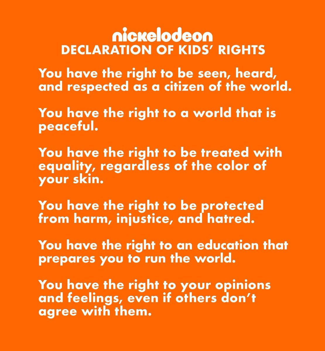 randompattern's tweet image. Nickelodeon for the WIN! ✌️❤️