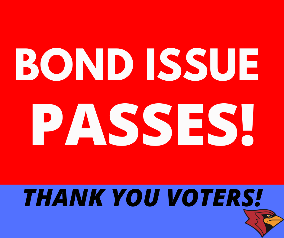 ClintonMoCards's tweet photo. THANK YOU CLINTON!

The unofficial results indicate that the CSD's No-Tax Rate Increase Bond Issue has passed with 76.6% approval (57% was required).

Read more here:  https://t.co/7GezDBJ5Mm

#CARDINALPRIDE
@HenryElementary @CIScards345 @CMSCardinals @CHSCards @ClintonTechSch https://t.co/RIHeyUoYWr