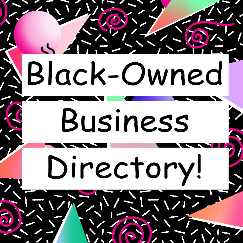 _Myrarose_'s tweet image. HEY! My friends and I made a site where we're compiling Black-owned Business directories since we've seen so many floating around and want everyone to get a chance to see them! The list will be updated as we find more! 

blackownedbaby.carrd.co