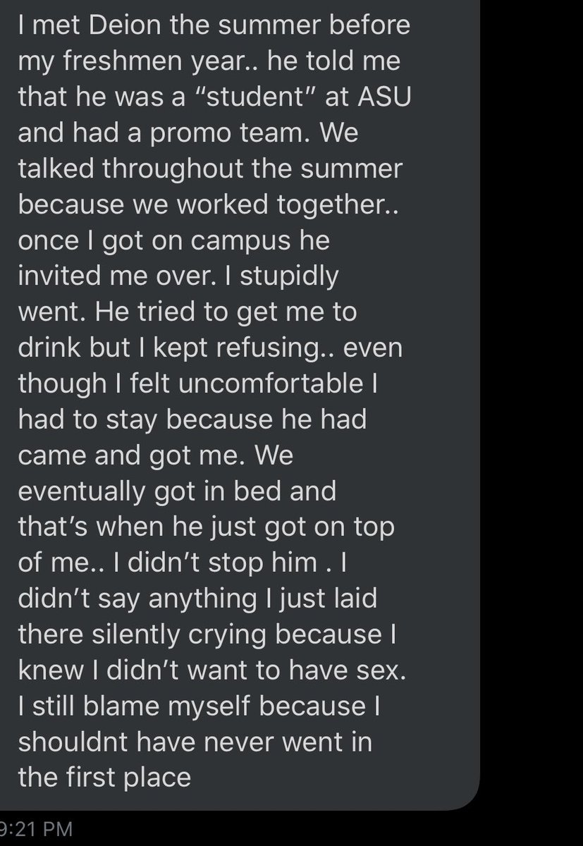 speakasu's tweet image. HE RAPED ME TOO! Deion🗣🗣 we gonna start telling the truth round this bitch! Tell them wat u did!