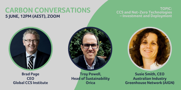 CarbonMarketIns's tweet photo. Do you work in Carbon Capture &amp; Storage? 
Net-zero technologies? 

Join us for our next #CMICarbonConversations 

Panel: @GlobalCCS_Brad/@GlobalCCS,  @_powli/@OricaLimited &amp; Susie Smith/AIGN

Fri 5 June, 12pm, FREE, register: https://t.co/ykmKEwPl4K

#ClimateActionNow #climate https://t.co/4XczOe1gRm