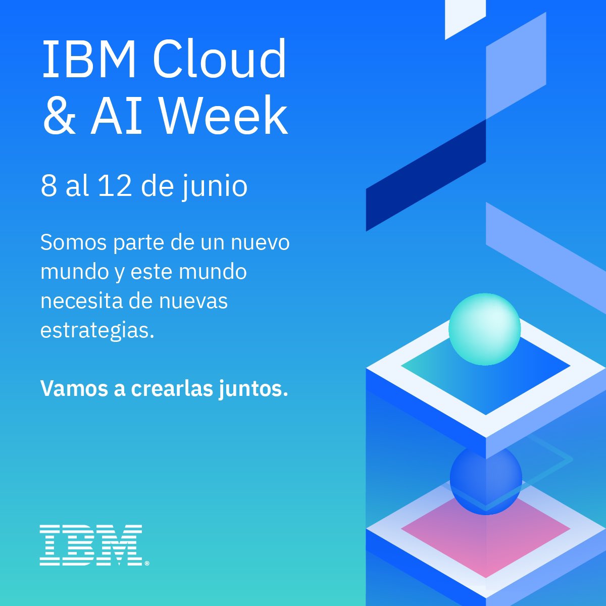 👉Regístrate GRATIS en el evento online #IBMCloudAIWeek sobre Cloud e Inteligencia Artificial EN VIVO. Del 9 al 11 de junio.

💼 Charlas de negocios: bit.ly/IBMNegocios

📚 Charlas técnicas: bit.ly/IBMTecnicas

@IBM_Peru