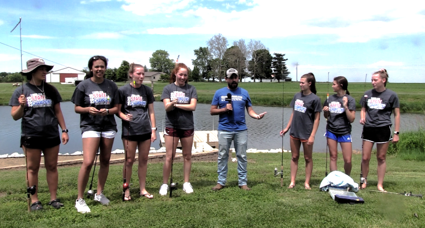 Channel1450com's tweet photo. Fishing Frenzy: Pleasant Plains Girls Basketball-

Turns out the state champs know how to catch fish just as good as they hoop

 https://t.co/YqbuKtbanv https://t.co/DSiAGmWsDo