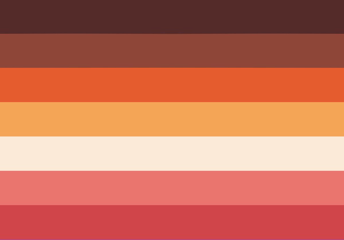 noveltay's tweet image. the poc-inclusive lesbian pride flag is SO BEAUTIFUL!!!!!! shut UP!!!!! i LOVE IT!!!!!!
