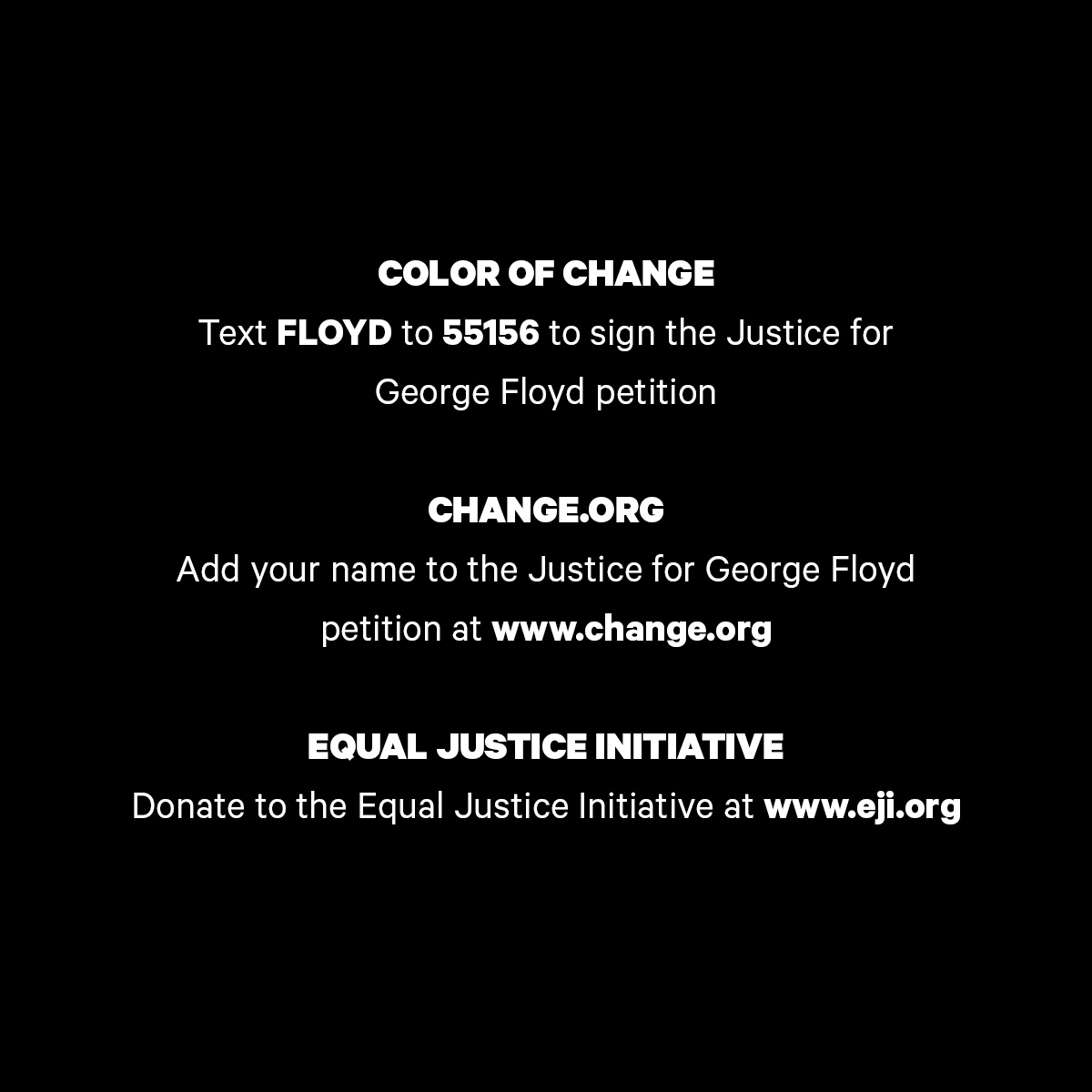 We are listening. We stand in solidarity. Black lives matter. #blackouttuesday 🖤✊🏿 Click below to find out how you can contribute.