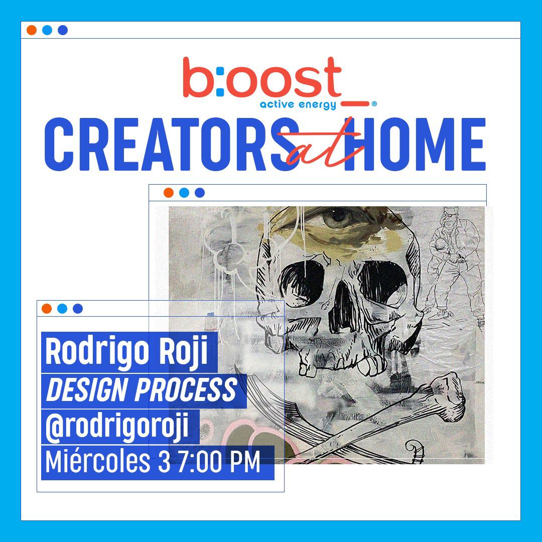 bjmedios's tweet image. Mañana es la última sesión de #creatorsathome de @boost_mx y @RodrigoRoji será el encargado de llevamos por el #desigprocess así que no te lo pierdas a partir de las 7 pm