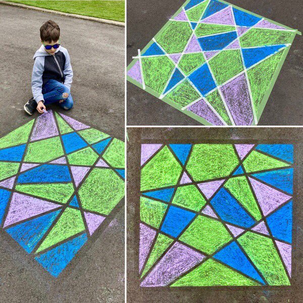 CDDowds's tweet image. What an amazing grade 3 mathematician...he was the only one to accept the challenge today! #dsbnmathartchallenge