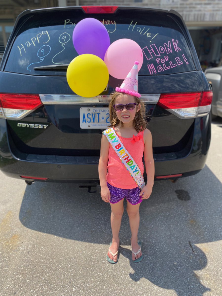 MahaffyStars's tweet photo. Happy birthday, Halle!!! Thanks for stopping by on your birthday tour!!! #nineisdivine #honkforhallee @LittleFallsPS https://t.co/qk2yQthkon
