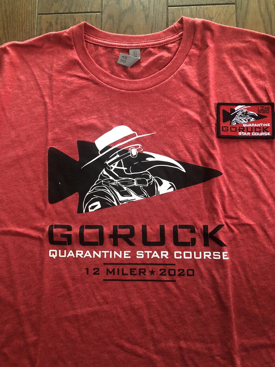 y01468231's tweet image. Virtual Star Course 12 miler のパッチとTシャツ来たわ☀️
早く本番のチャレンジに参加したいもんだ💪
#goruck
#starcourse 
#plagedoctor