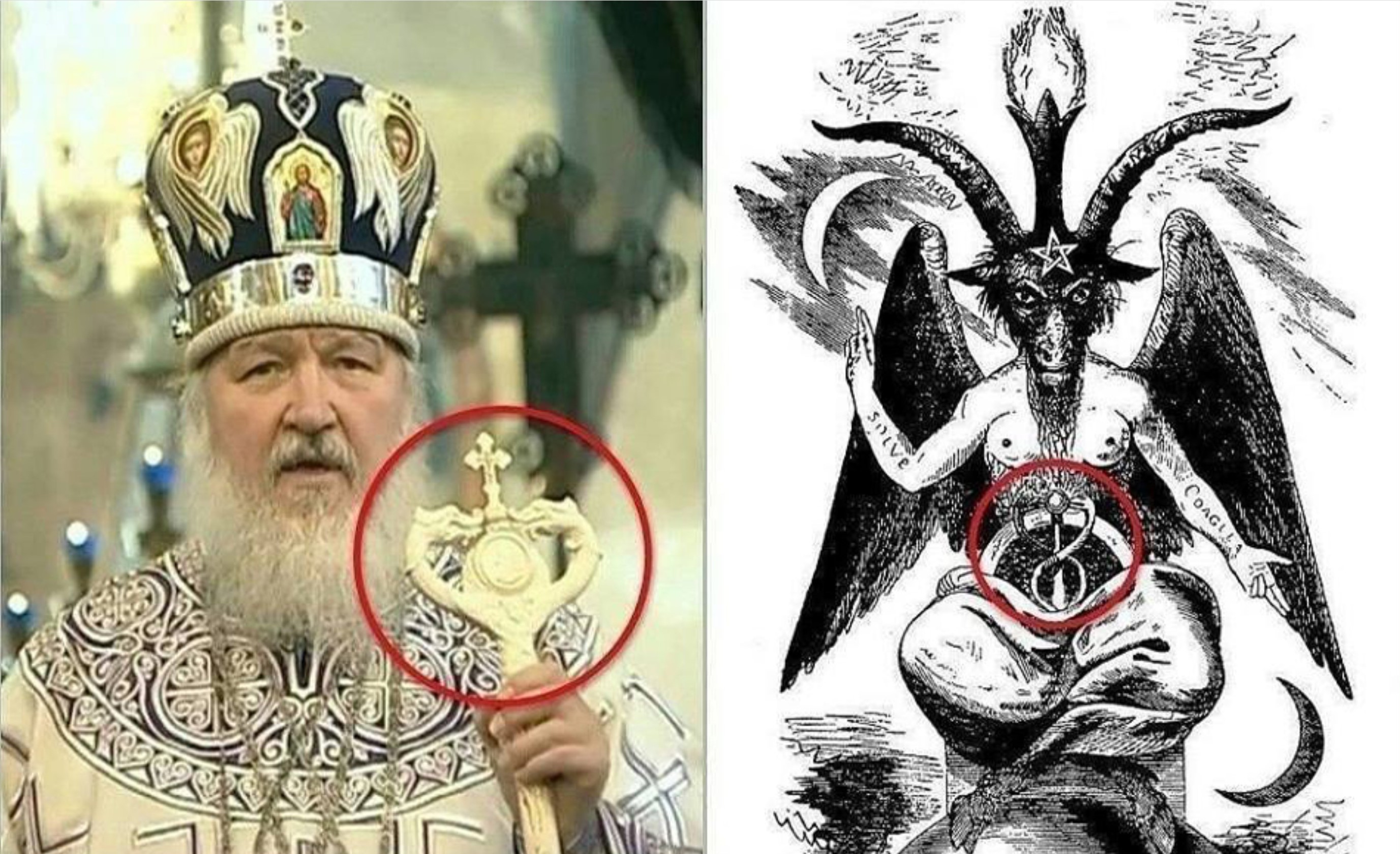 Кирилл Патриарх сатанинская символика