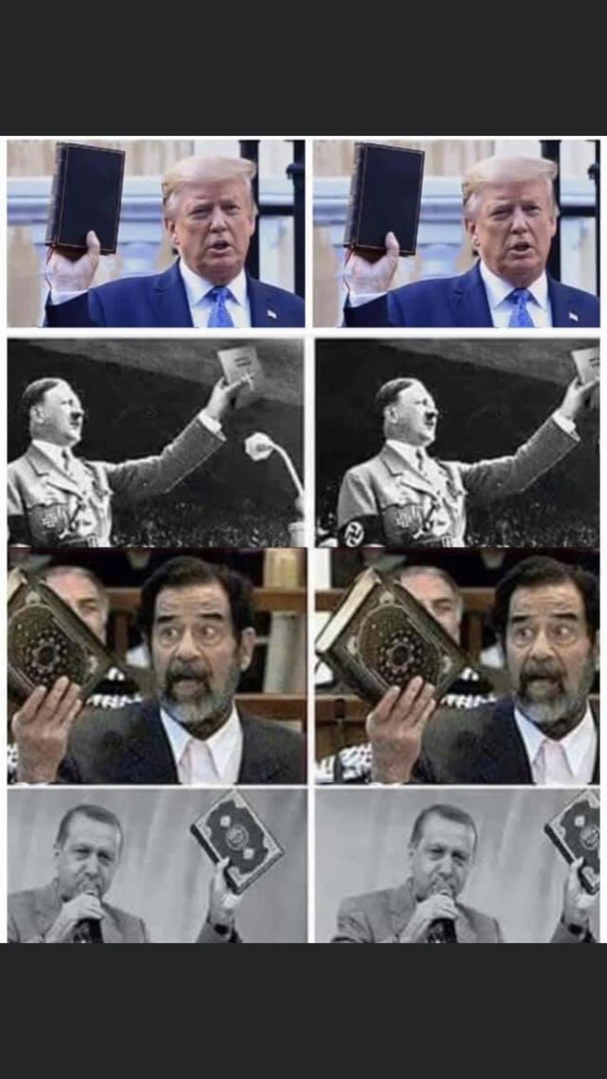 Mr. Trump, sir <a href="/realDonaldTrump/">Donald J. Trump</a> these are the people you are reminding us of in your photo op :