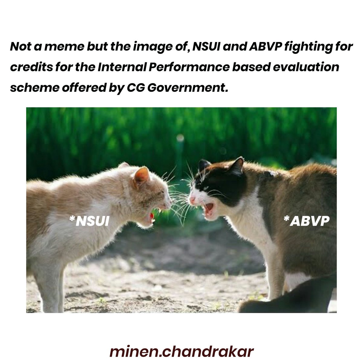 tweet_minen's tweet photo. #GeneralPromotionToCSVTUStudents https://t.co/nZ4YR7zyS3