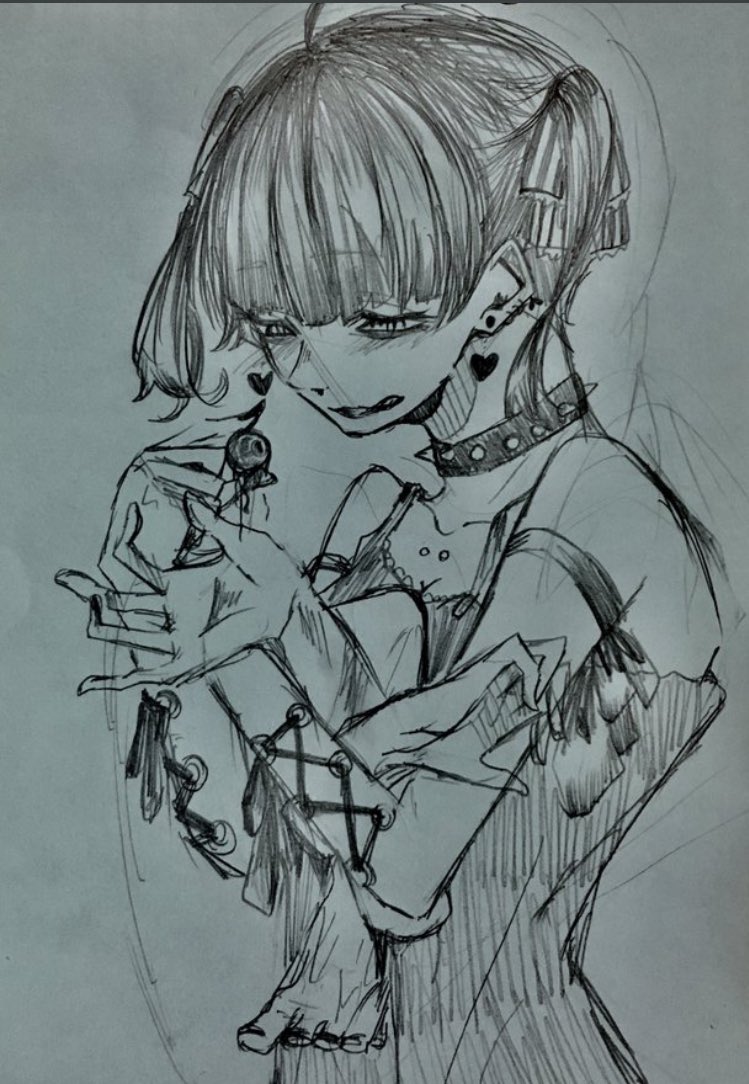 れま 過去絵 イラスト らくがき 病み絵