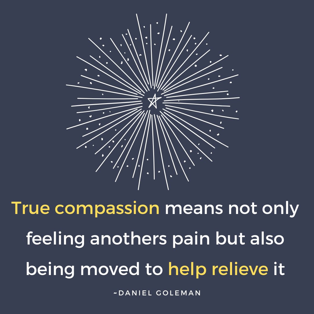 simplehelpfult2's tweet photo. 🤔Quote: True compassion means not only feeling another's pain but also being moved to help relieve it. 👨‍👩‍👧‍👦
.
.
.
.by Daniel Goleman
.
#simplehelpfultech #quotestagram #compassion #quotesforlife #karma #love
#choosecompassion #selflesslove #empathy #bethechange #selfless https://t.co/9EEGgjo5Dk