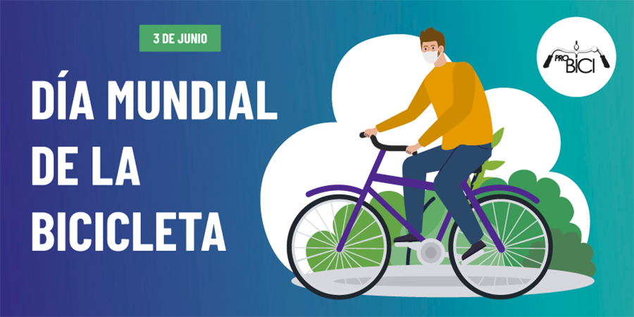 Hoy en este mundo en cuarentena, como ayer, como mañana, elegimos y promovemos a la bicicleta como el medio más sostenible de movernos. #DíaMundialDeLaBicicleta